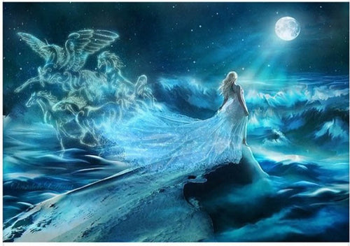 Diamond painting Moon Goddess