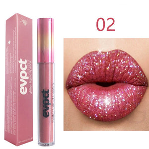 Sexy Shimmer Diamond Matte To Glitter Liquid Lipstick Long Lasting Waterproof Metallic Pearl Colour velvet Lipgloss Lip Makeup 15