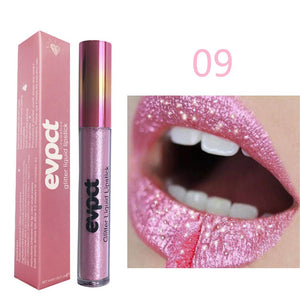 Sexy Shimmer Diamond Matte To Glitter Liquid Lipstick Long Lasting Waterproof Metallic Pearl Colour velvet Lipgloss Lip Makeup 15