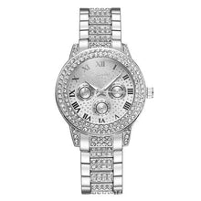 Load image into Gallery viewer, Hip Hop Gold Silver Quartz Watch For Men andWomen Bling Iced Out Diamonds