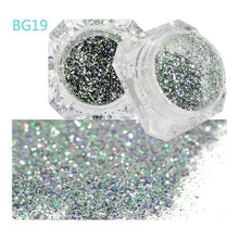 Load image into Gallery viewer, Shiny Diamond Platinum Nail Art Glitter Powder Galaxy Laser Bling Holographic Dust Sequin Decor Starry Pigment  JIBG01-26