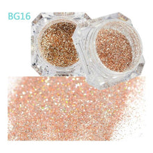 Load image into Gallery viewer, Shiny Diamond Platinum Nail Art Glitter Powder Galaxy Laser Bling Holographic Dust Sequin Decor Starry Pigment  JIBG01-26