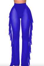 Load image into Gallery viewer, Sheer Mesh Ruffled Pants (up to 3XL)