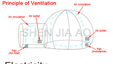 Load image into Gallery viewer, Outdoor Inflatable Transparent Tent